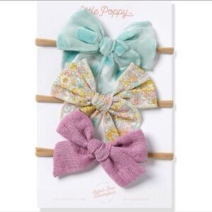 Little Poppy Co spring bow set mini size
